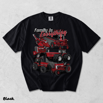 Red Power Runs In The Family - Black mockup