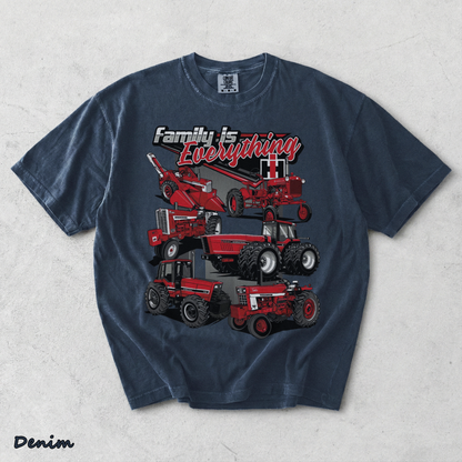 Red Power Runs In The Family - Denim mockup