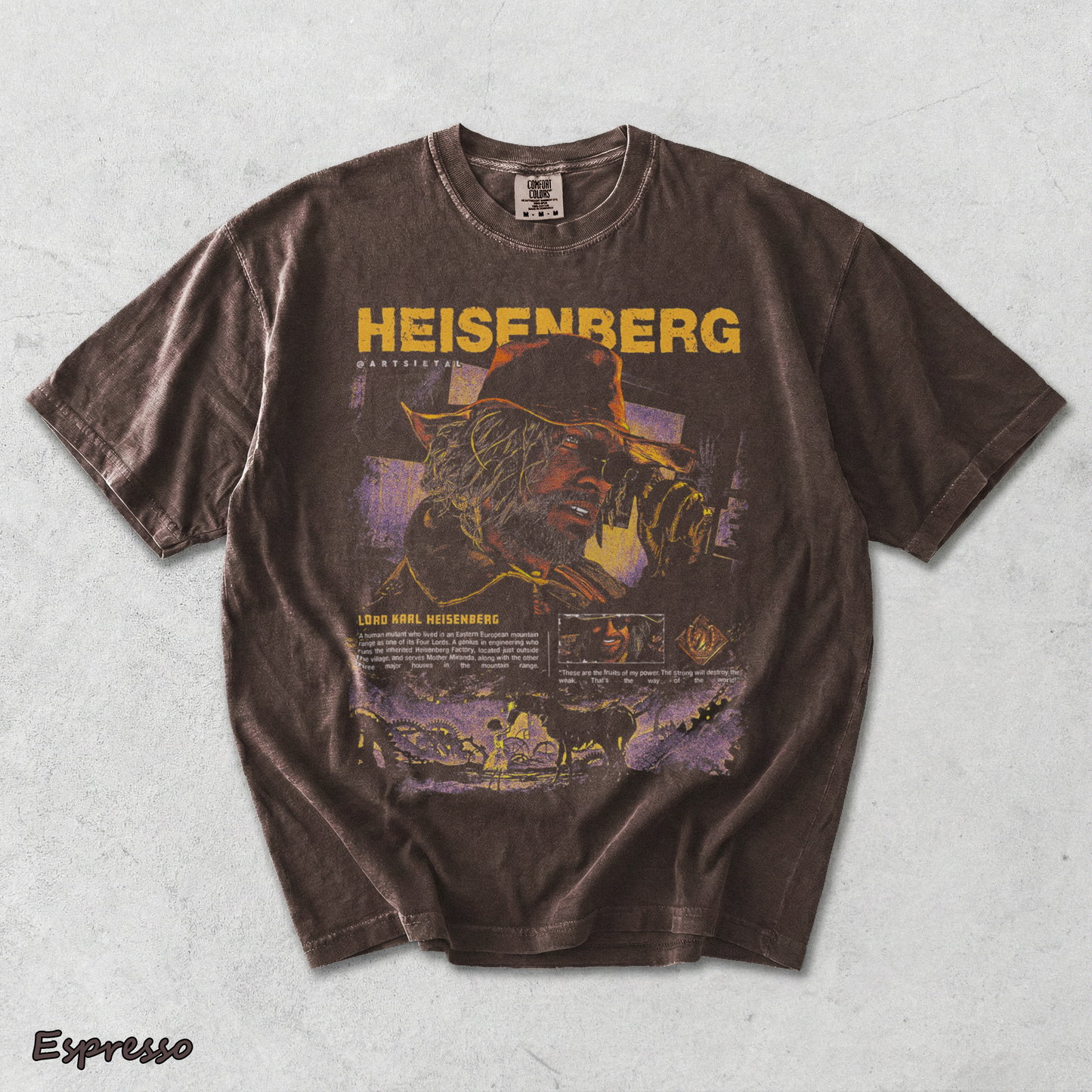 Resident Evil VIII - Heisenberg - Espresso mockup