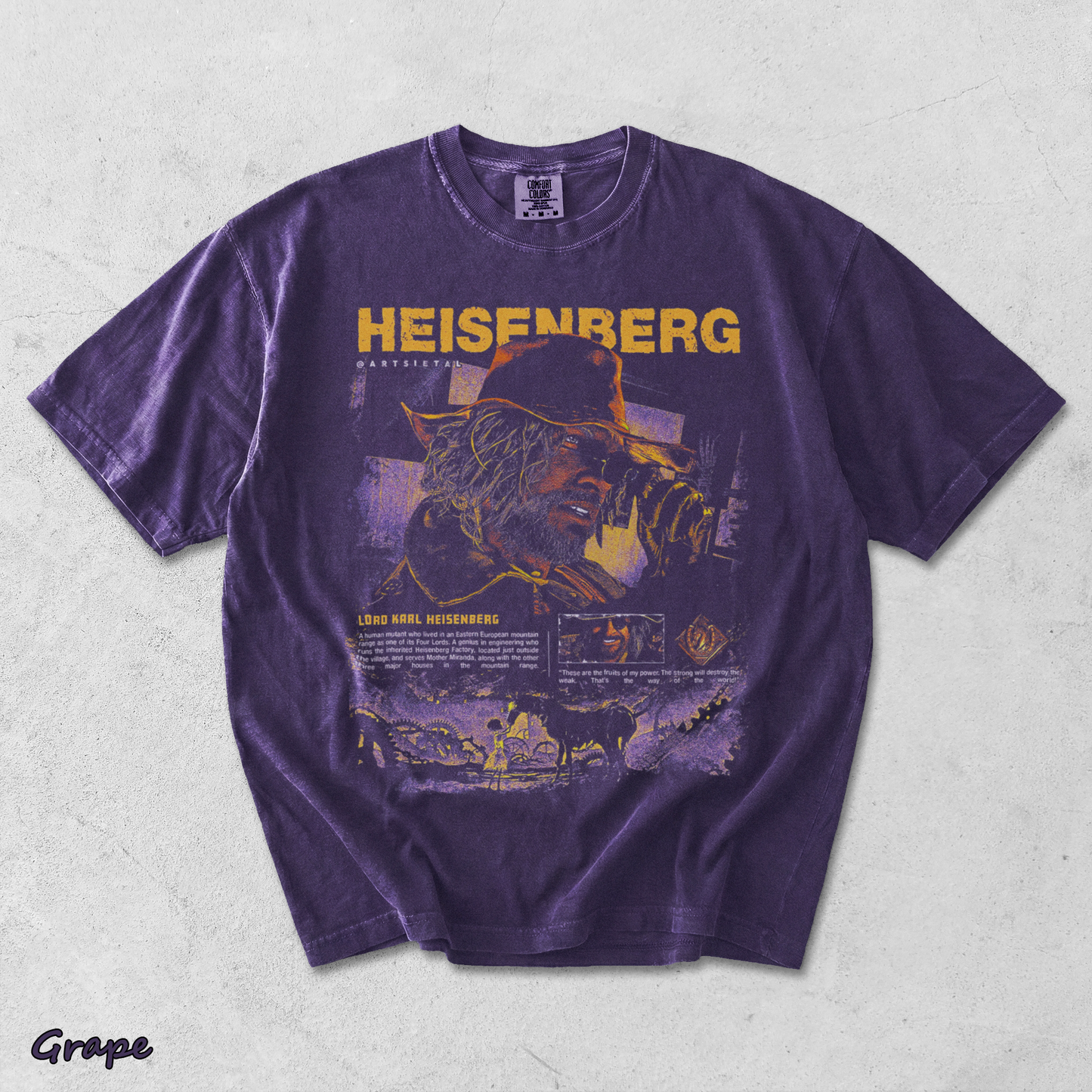 Resident Evil VIII - Heisenberg - Grape mockup