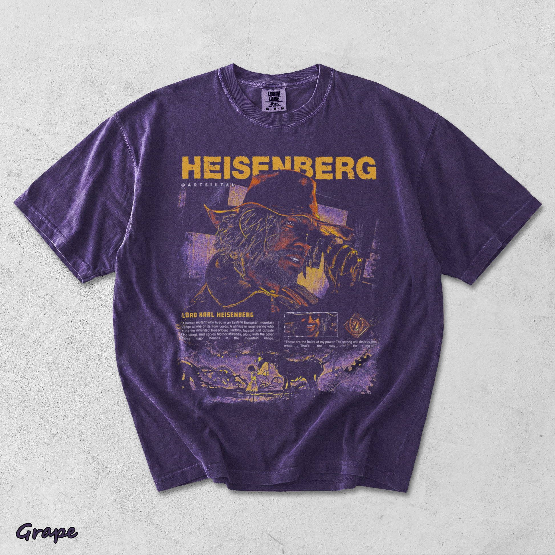 Resident Evil VIII - Heisenberg - Grape mockup