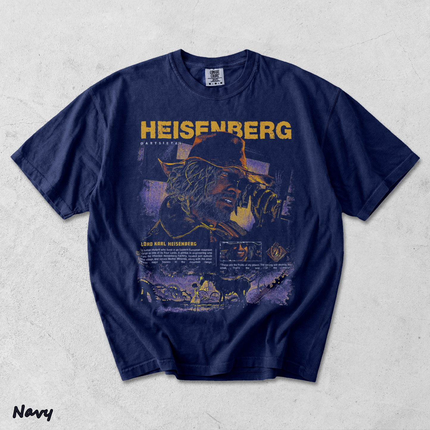 Resident Evil VIII - Heisenberg - True Navy mockup