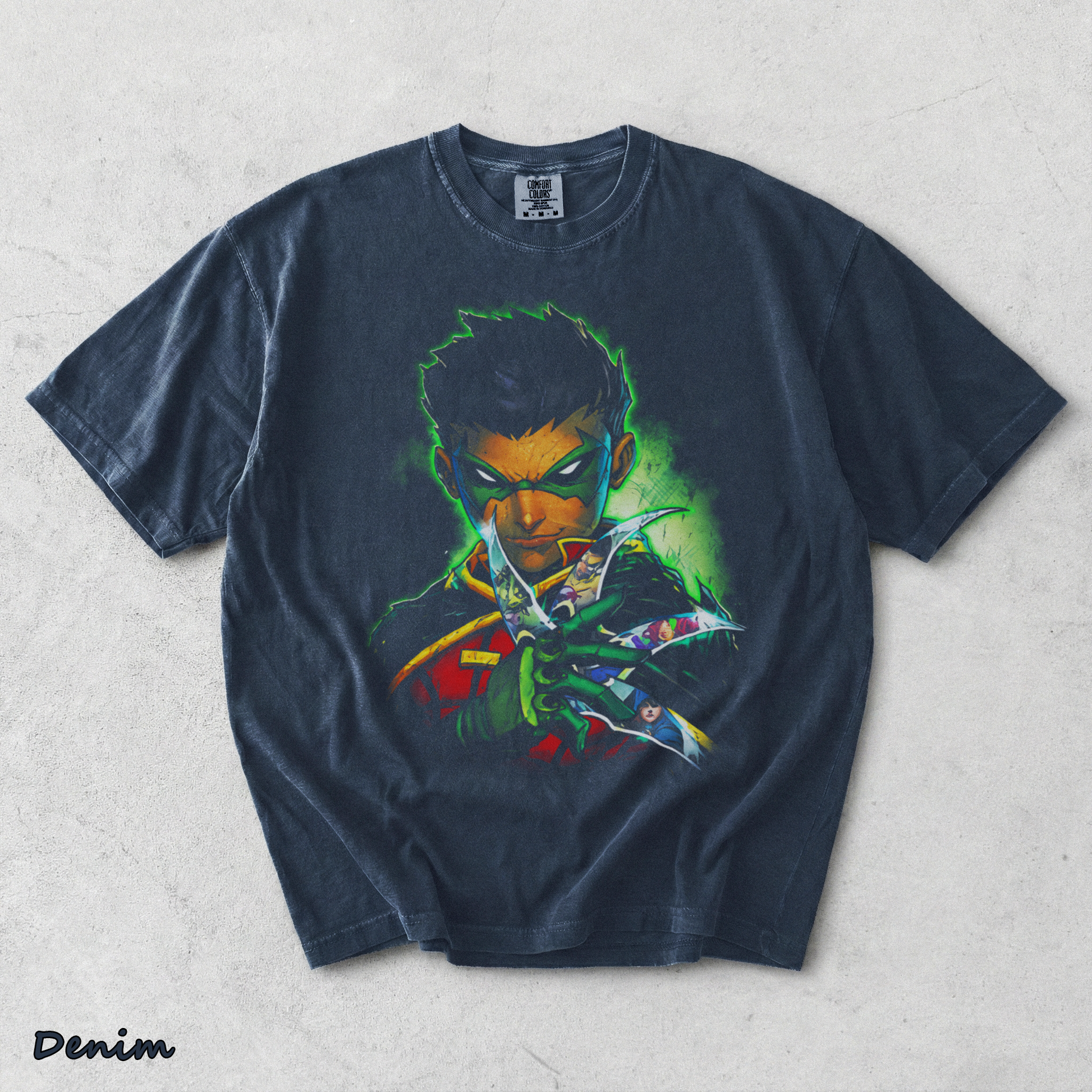 Robin Front - Denim mockup
