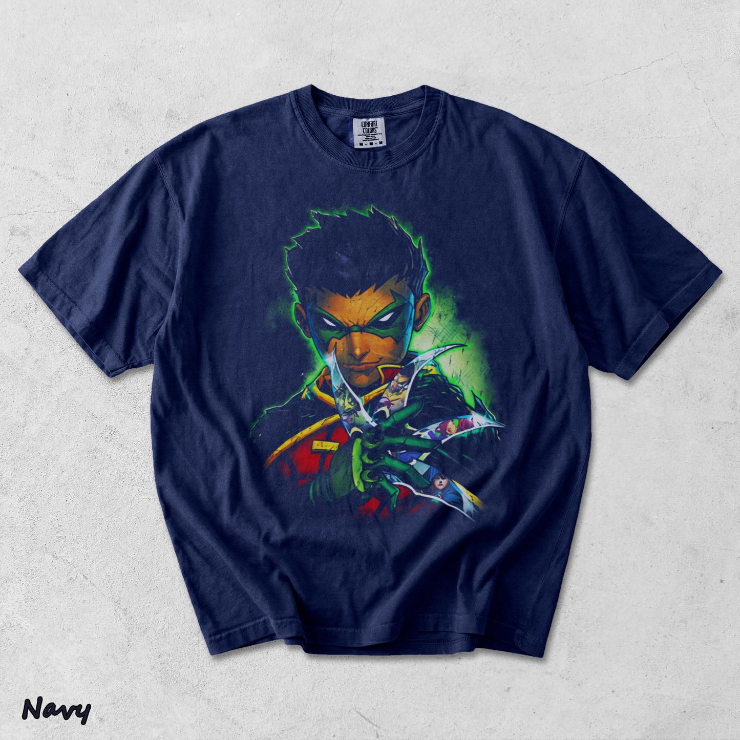Robin Front - True Navy mockup