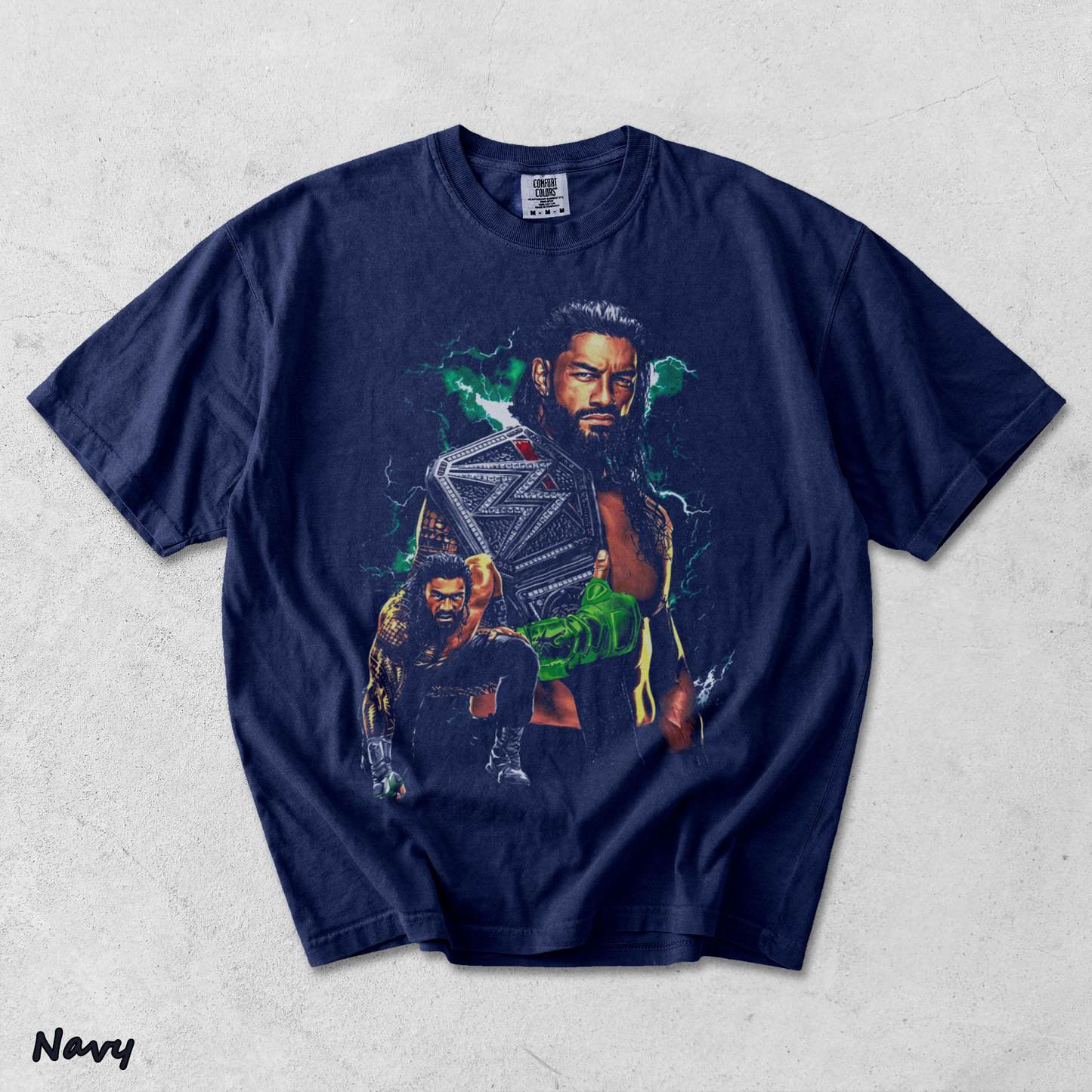 Roman Reigns 2 - True Navy mockup