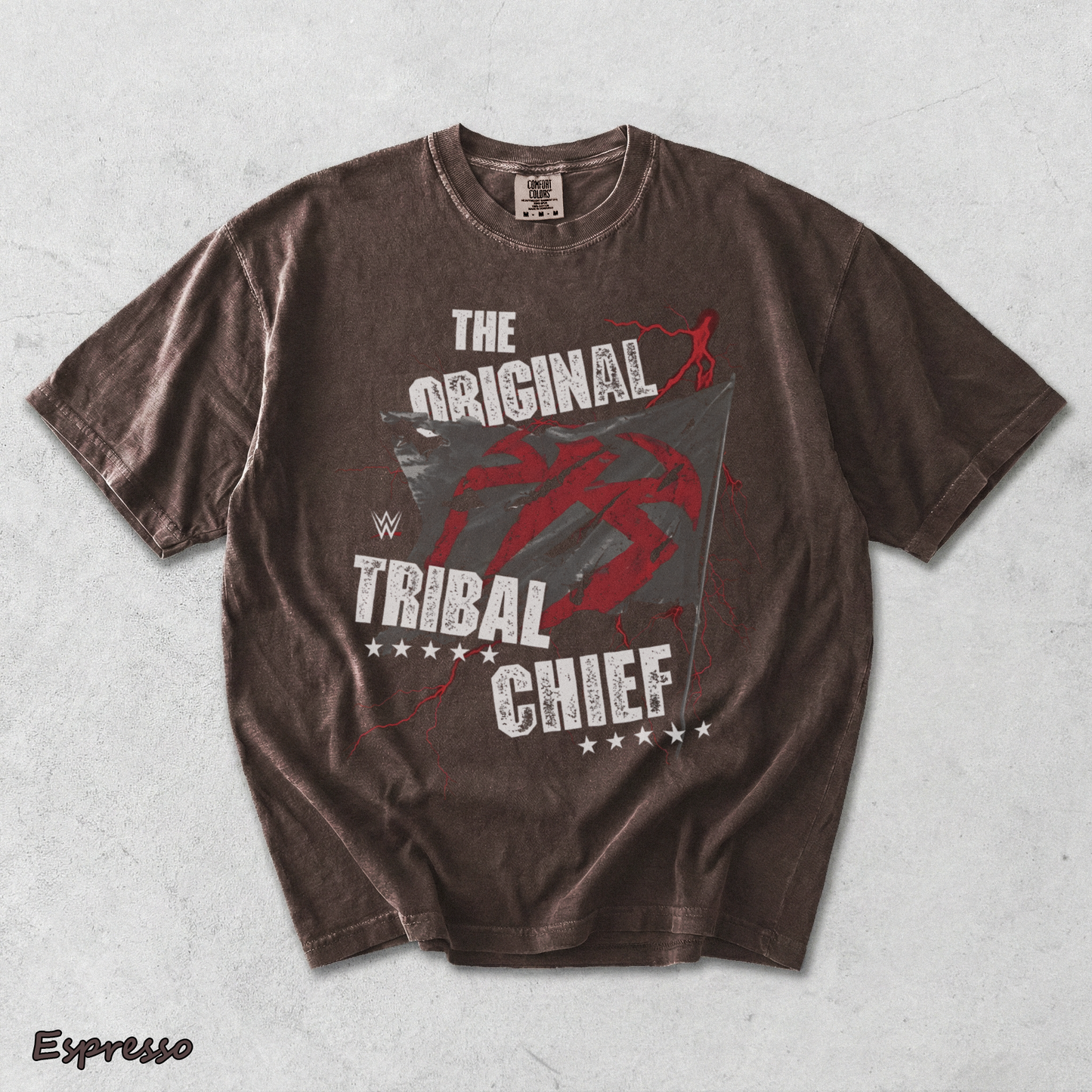 Roman Reigns The Original Tribal Chief T-Shirt back - Espresso mockup