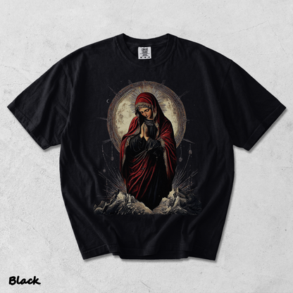 Sacred Heart Virgin Mary - Black mockup