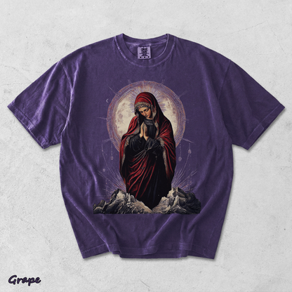 Sacred Heart Virgin Mary - Grape mockup