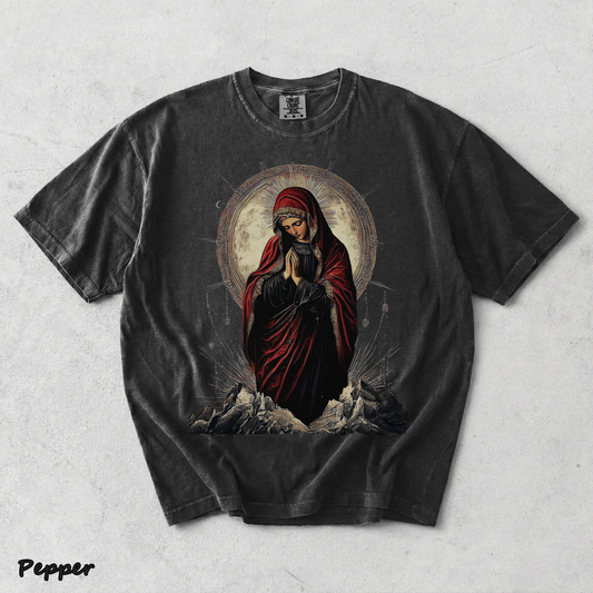 Sacred Heart Virgin Mary - Pepper mockup