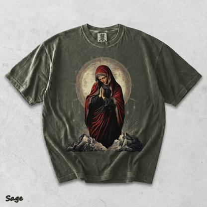 Sacred Heart Virgin Mary - Sage mockup