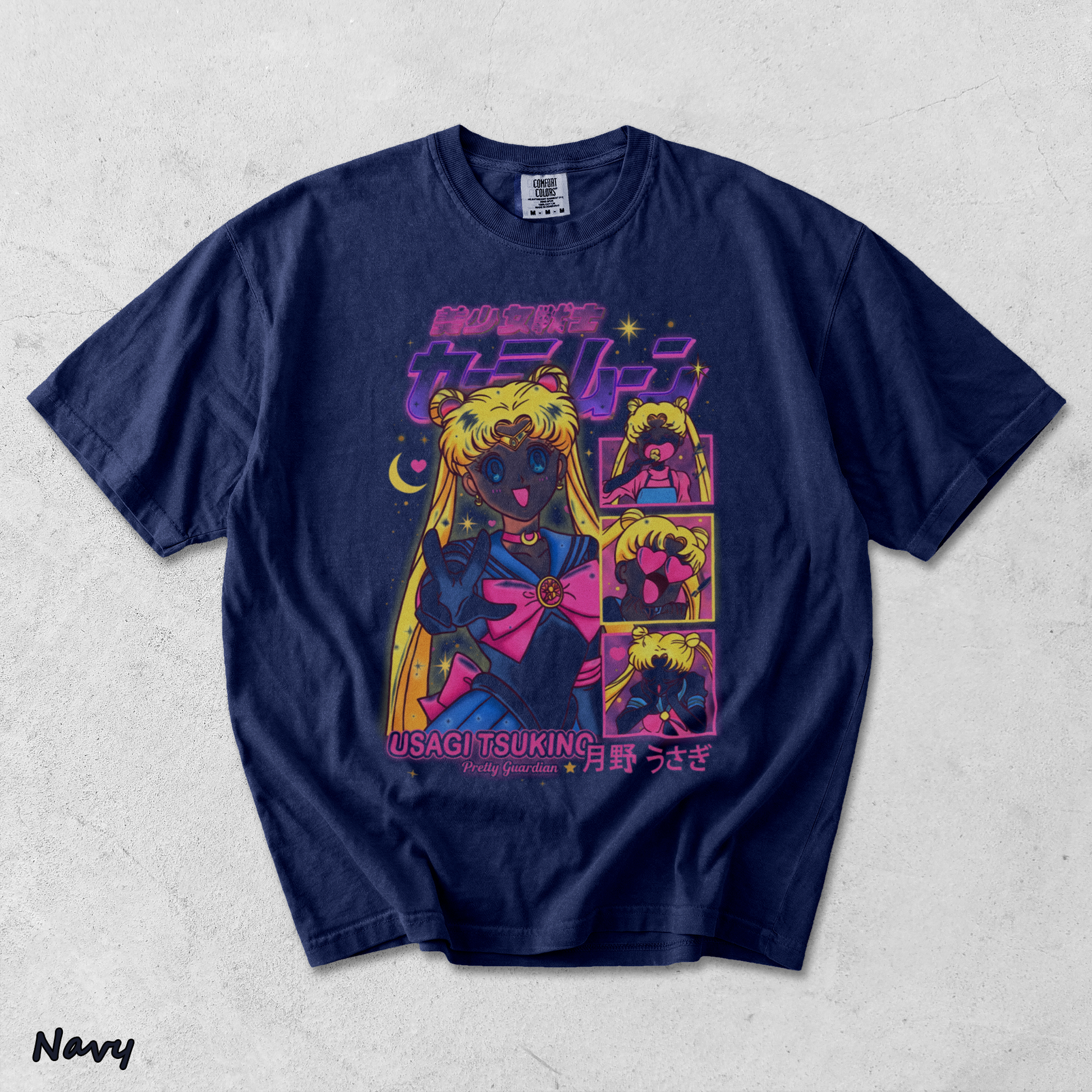 Sailor Moon Usagi Tsukino Anime - True Navy mockup