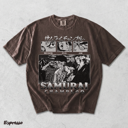Samurai Champloo Anime Shirt - Espresso mockup