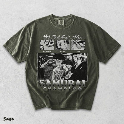 Samurai Champloo Anime Shirt - Sage mockup