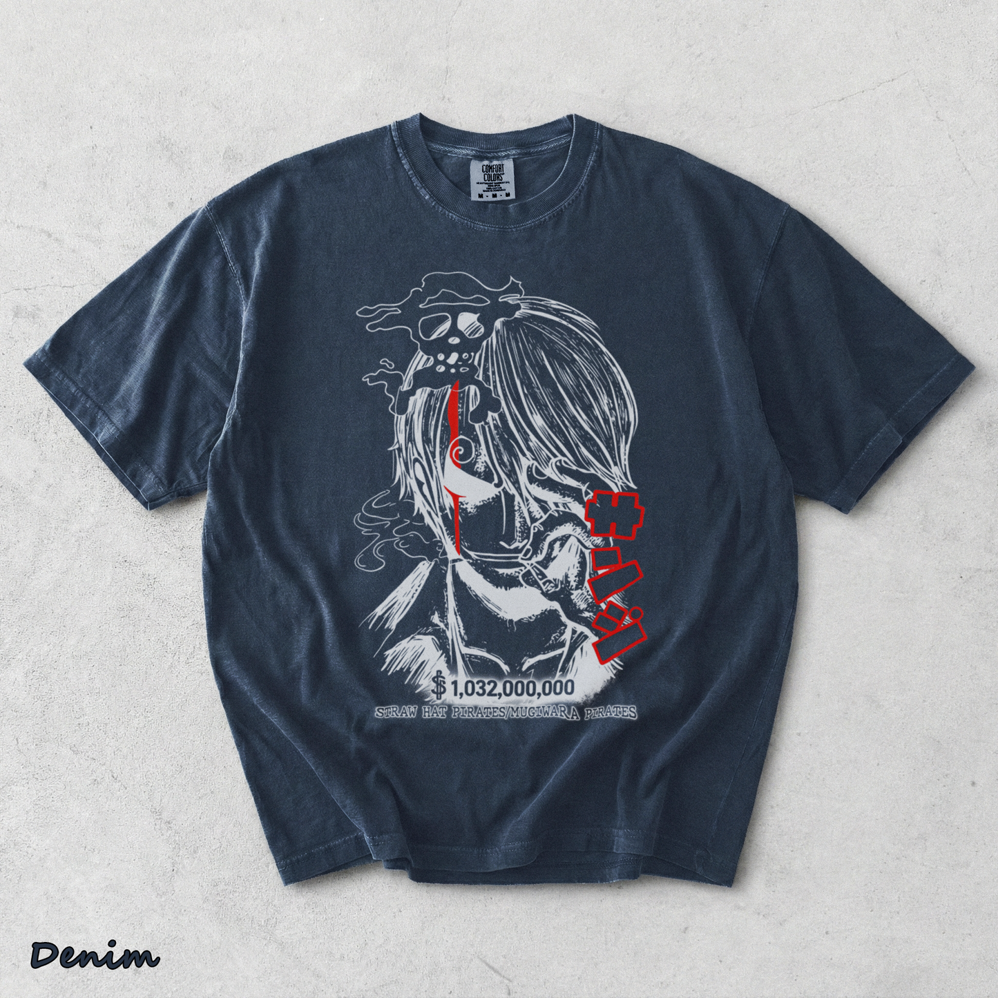 Sanji Back - Denim mockup