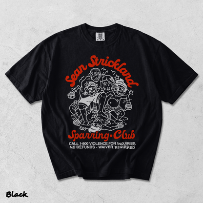 Sean Strickland Sparring Club Black - Black mockup