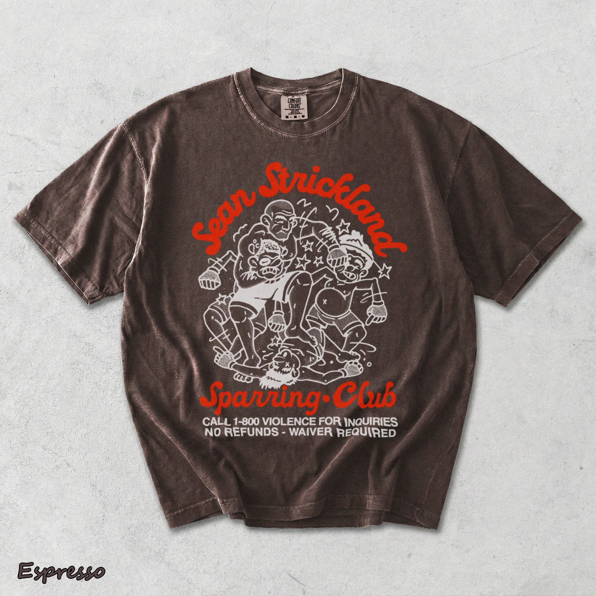 Sean Strickland Sparring Club Black - Espresso mockup