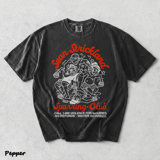 Sean Strickland Sparring Club Black - Pepper mockup