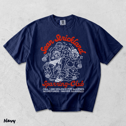Sean Strickland Sparring Club Black - True Navy mockup