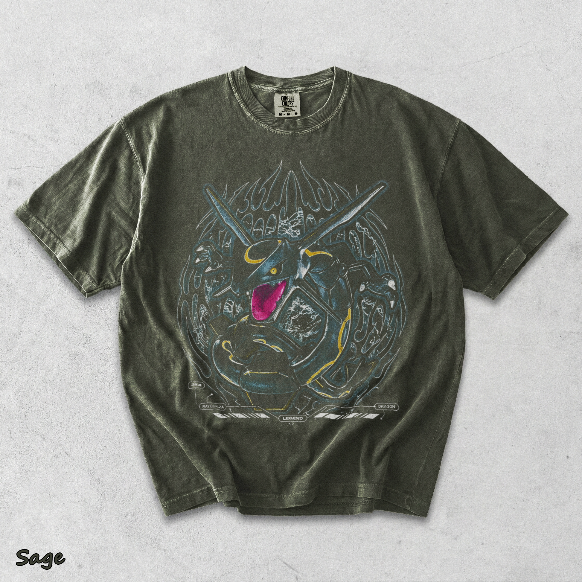 Shiny Rayquaza Pocket 03-14449-13069 Nemo back black - Sage mockup