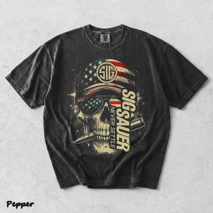 Sig Sauer American Skull Flag - Pepper mockup