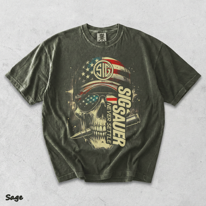 Sig Sauer American Skull Flag - Sage mockup