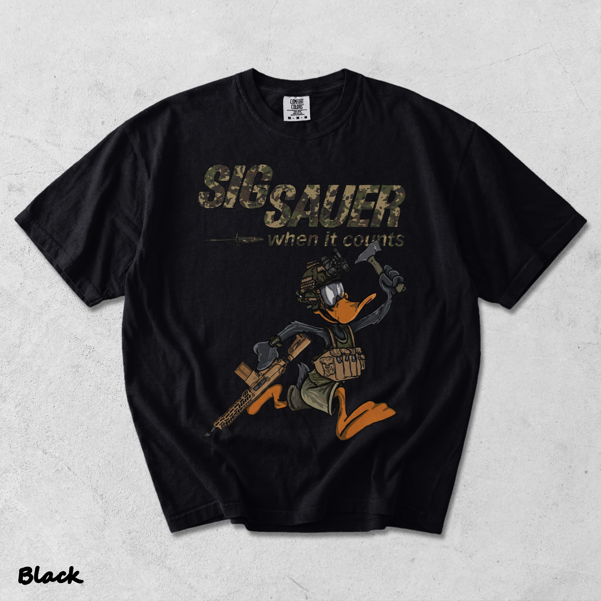 Sig Sauer Tactical Duck - Black mockup