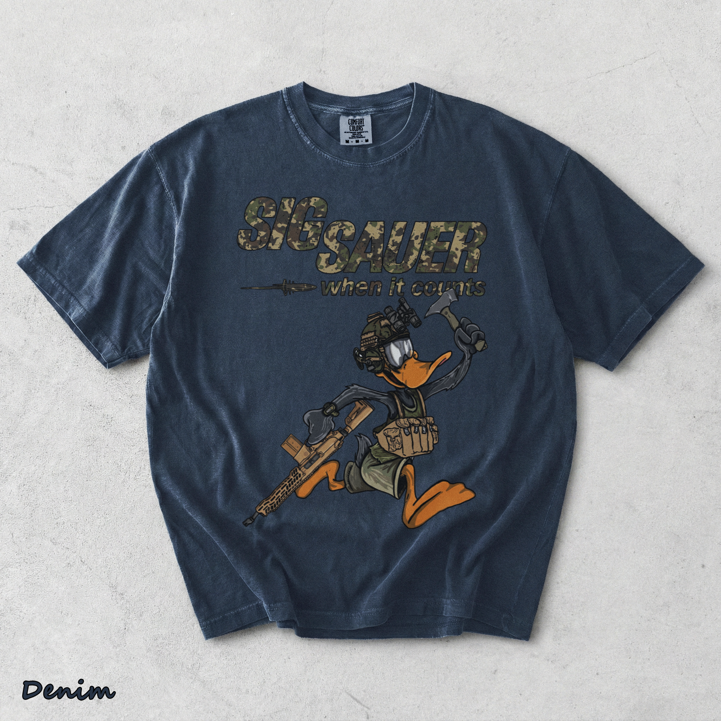 Sig Sauer Tactical Duck - Denim mockup
