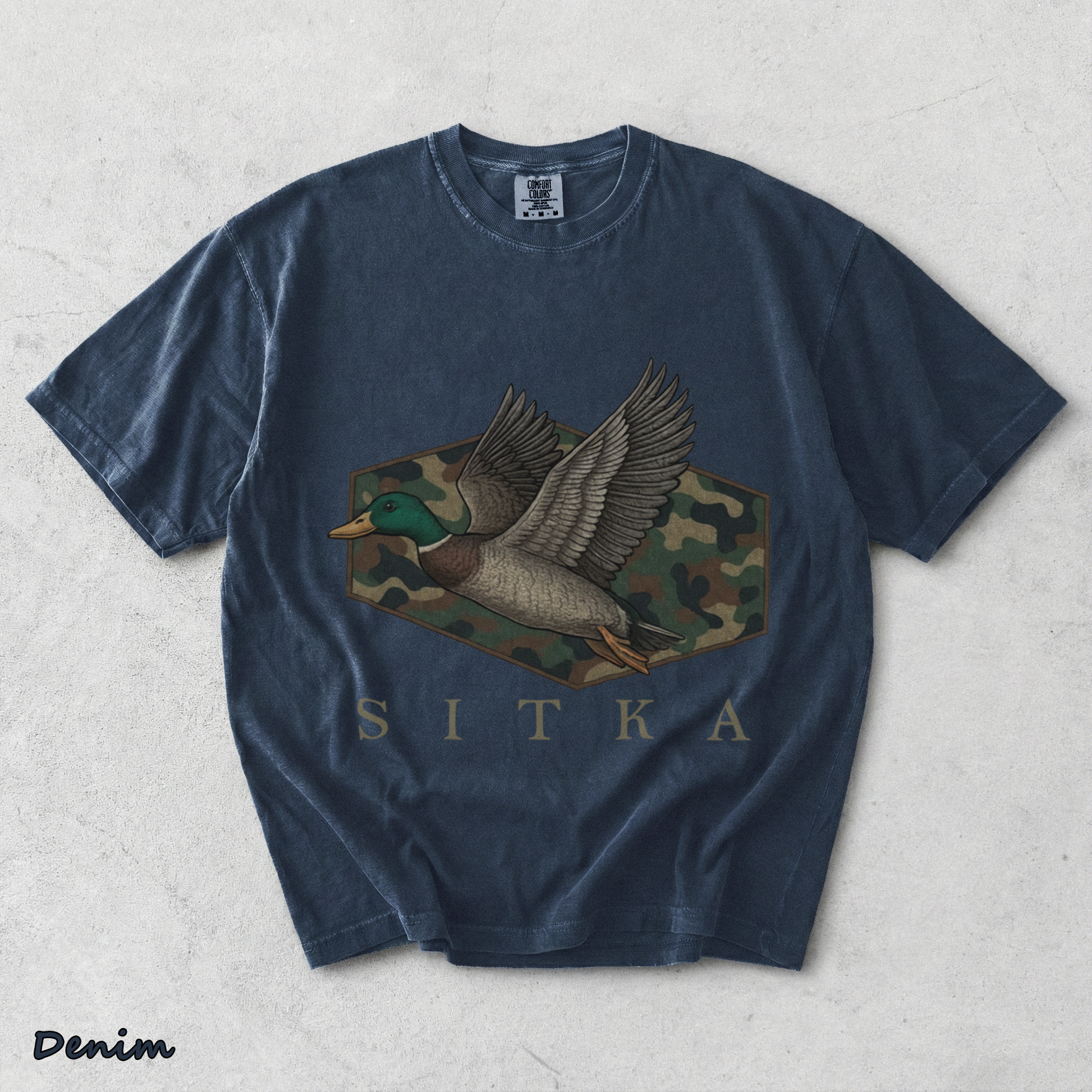 Sitka Flying Duck - Denim mockup