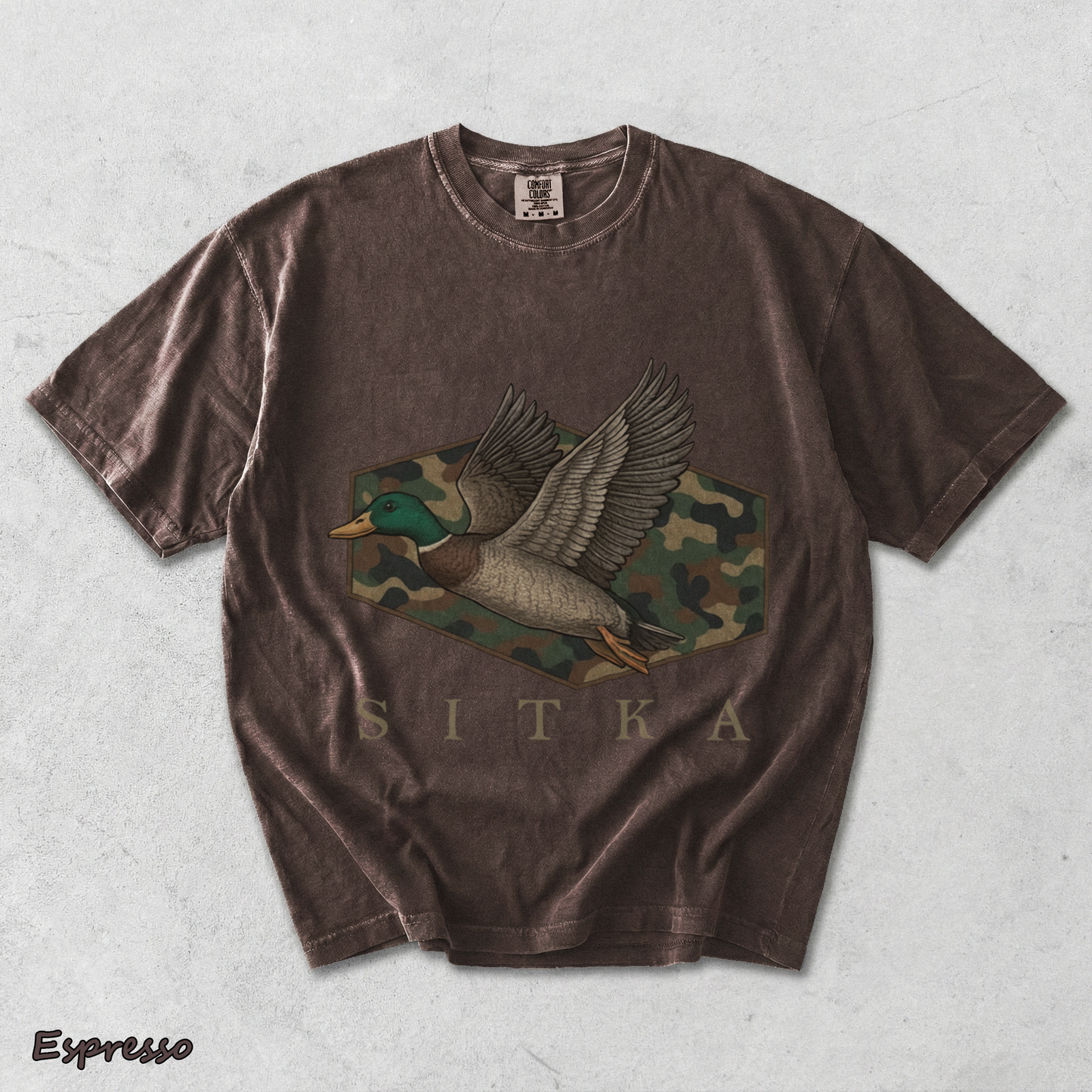 Sitka Flying Duck - Espresso mockup