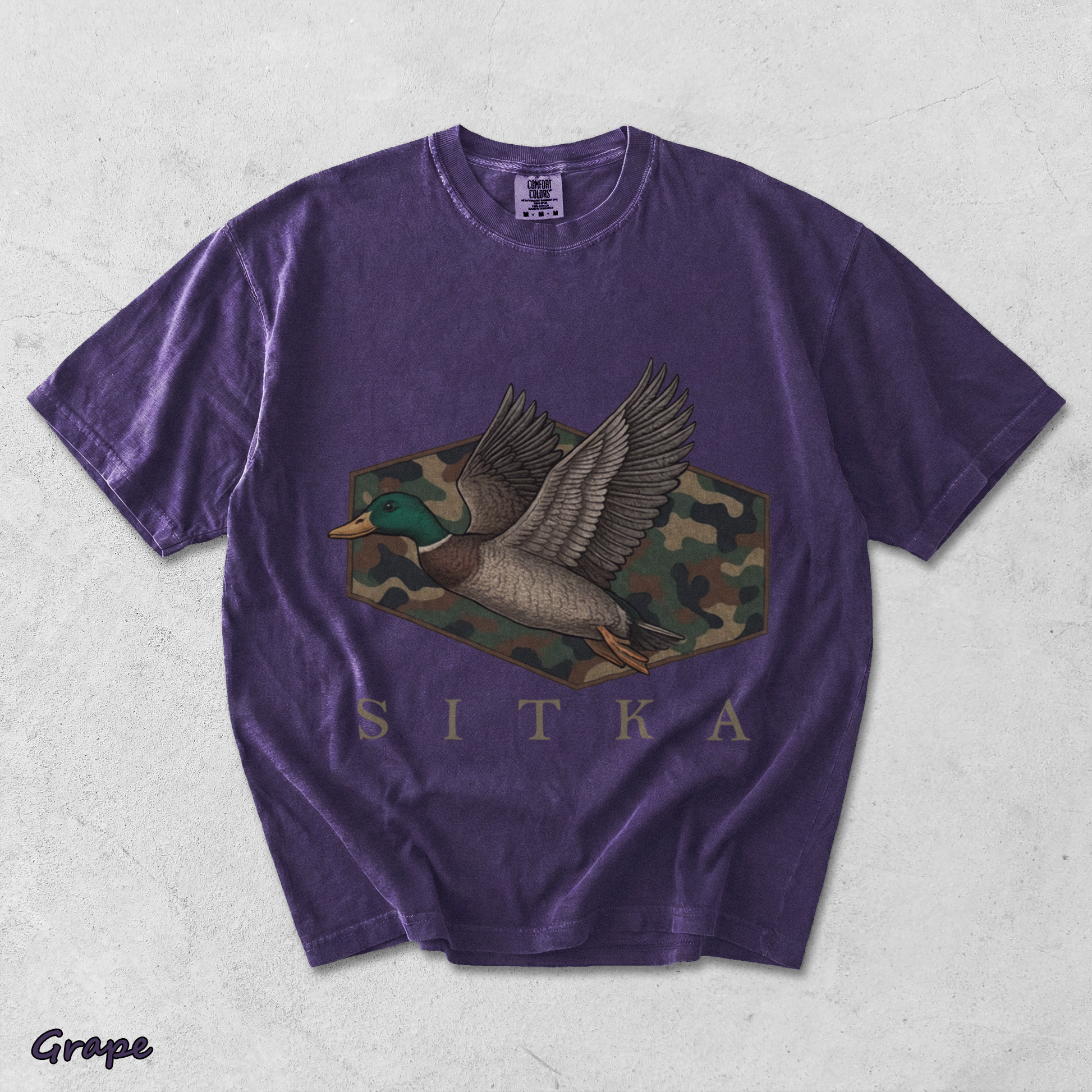 Sitka Flying Duck - Grape mockup