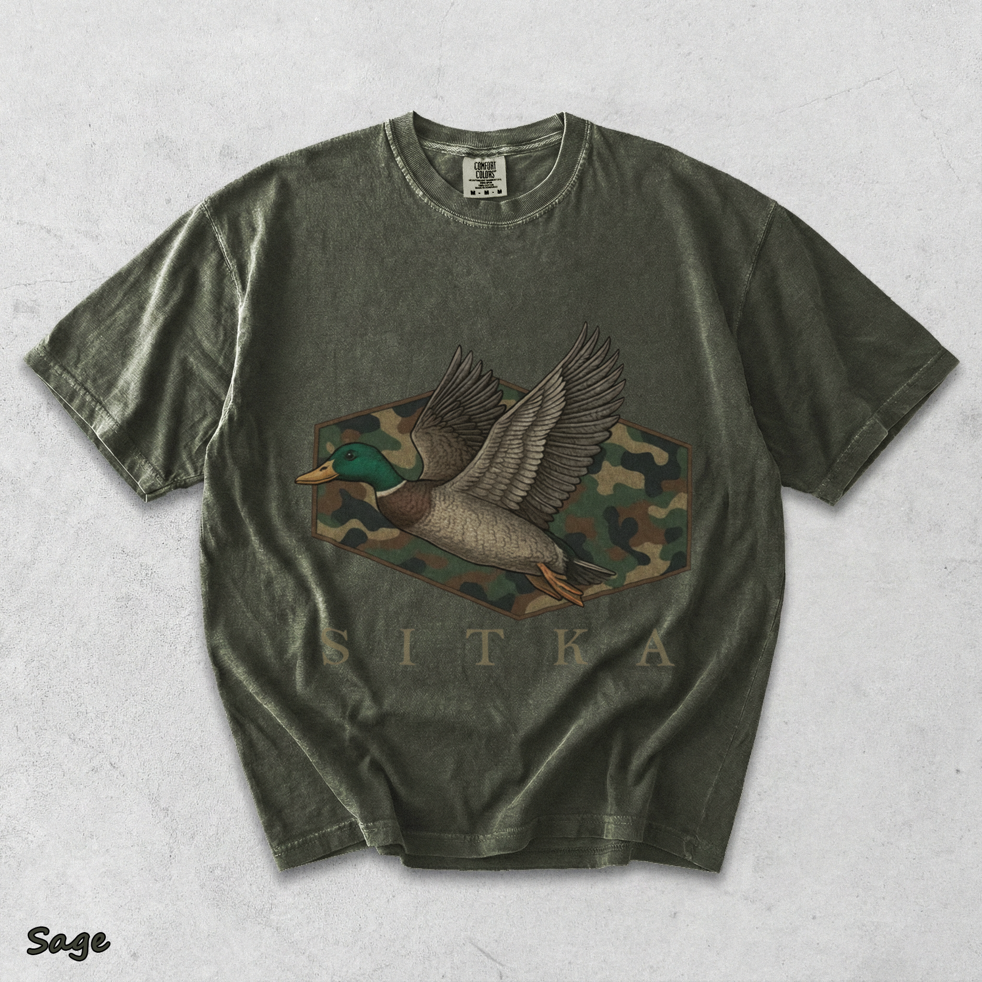 Sitka Flying Duck - Sage mockup