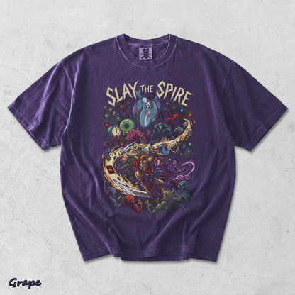 SLAY THE SPIRE back - Grape mockup