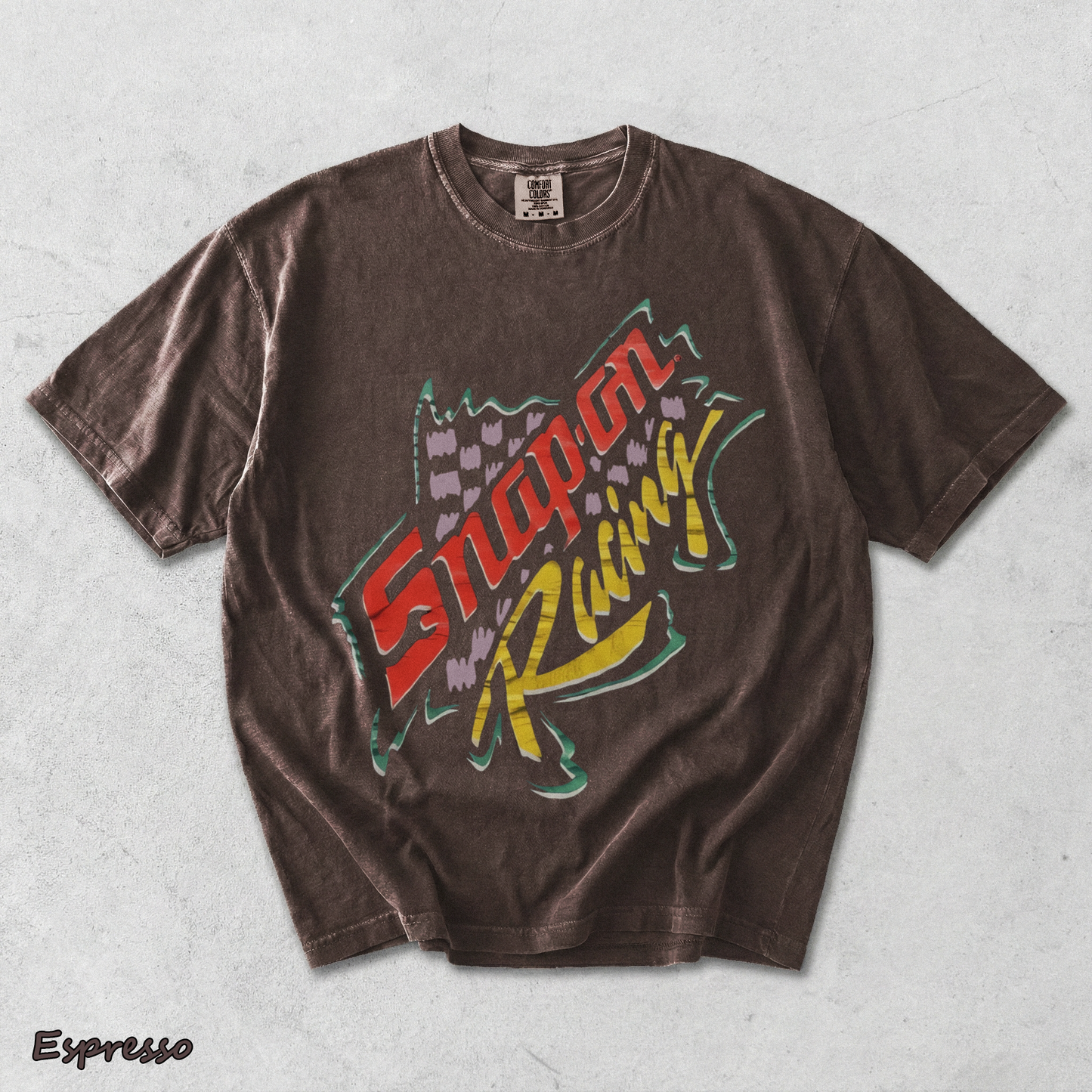 Snap-On Racing Vintage - Espresso mockup