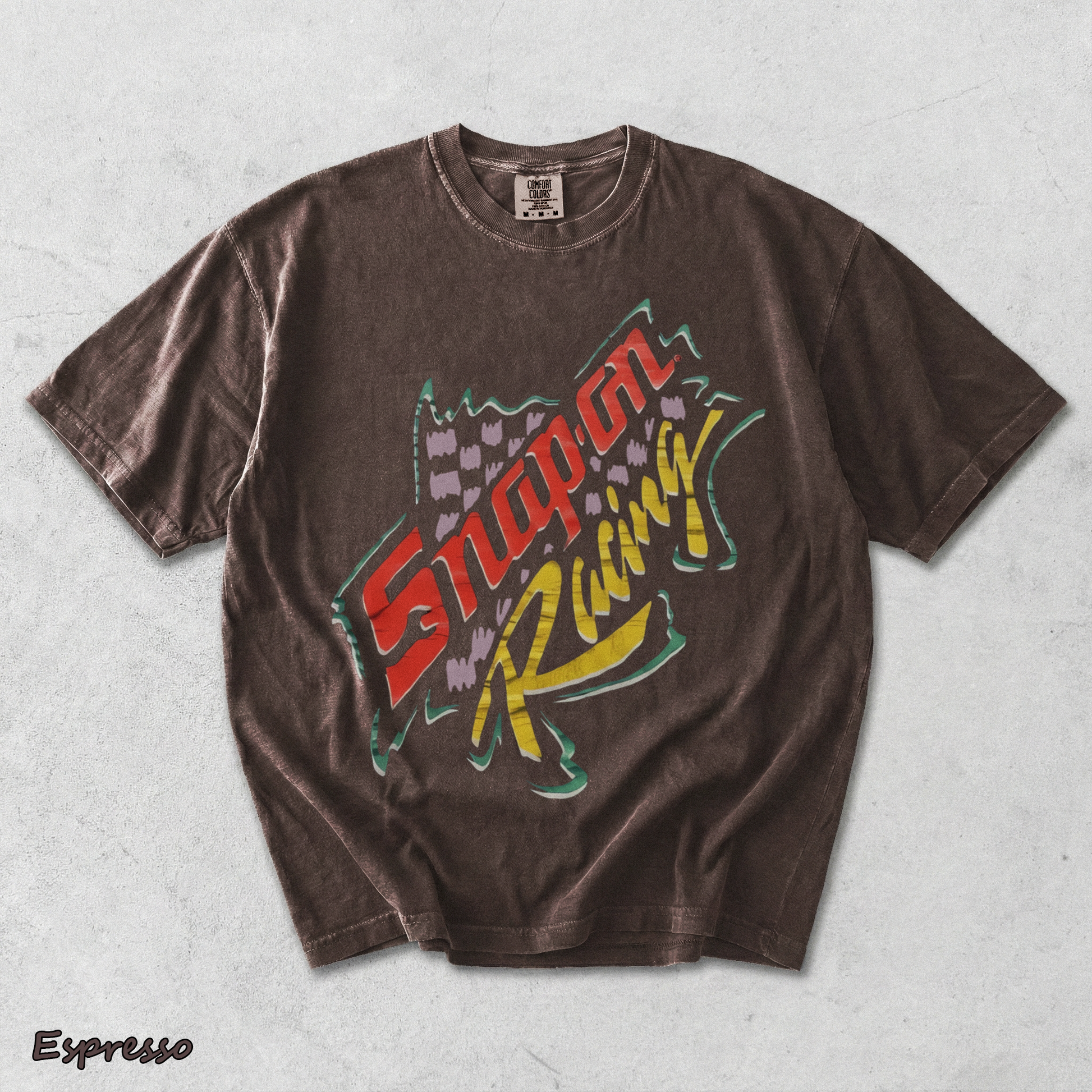 Snap-On Racing Vintage - Espresso mockup