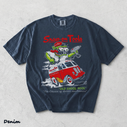Snap-On Tools Old Skool Kool - Denim mockup