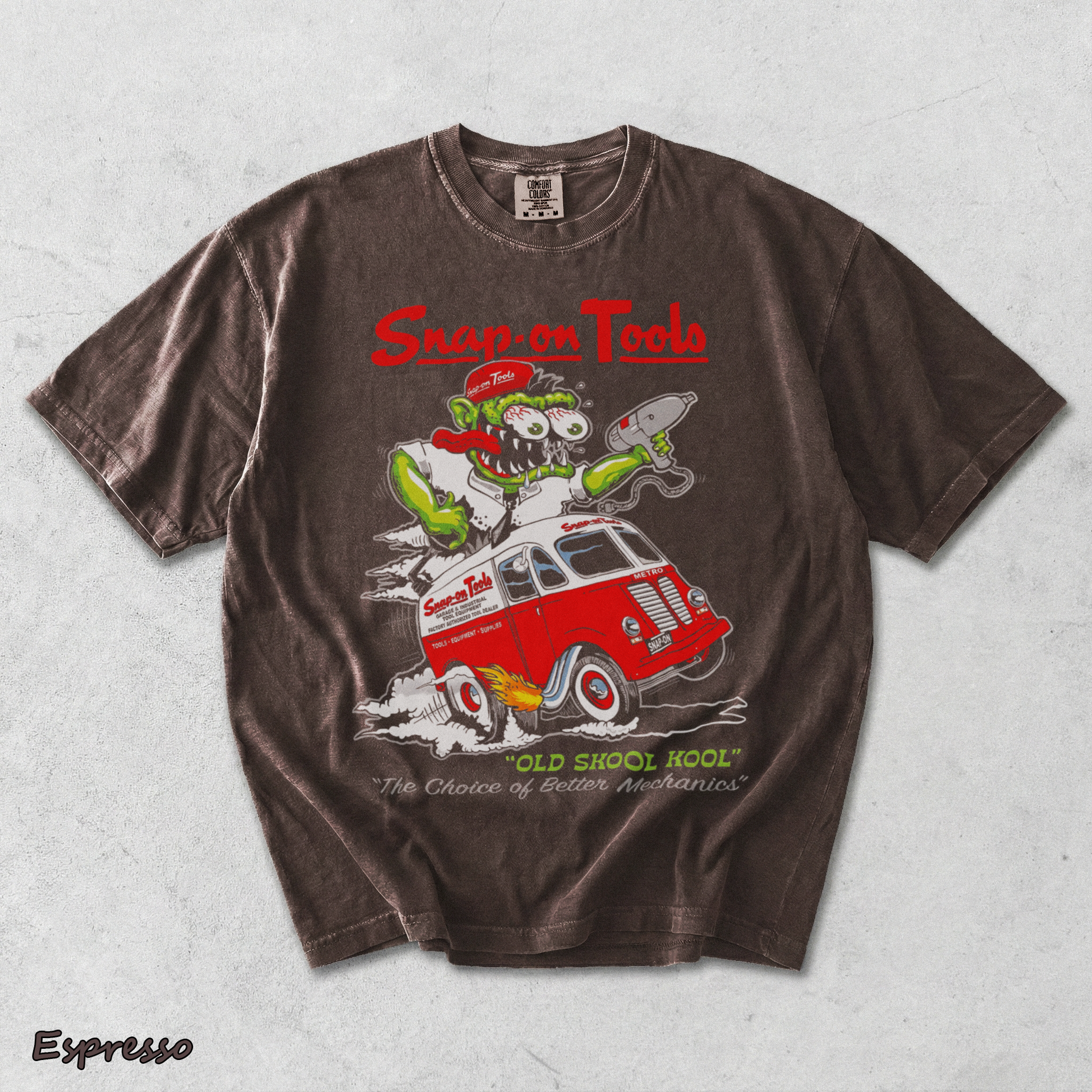 Snap-On Tools Old Skool Kool - Espresso mockup
