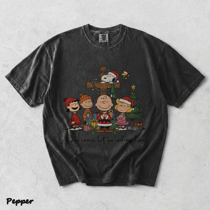 Snoopy Oh Come Let Us Adore Him - Pepper mockup