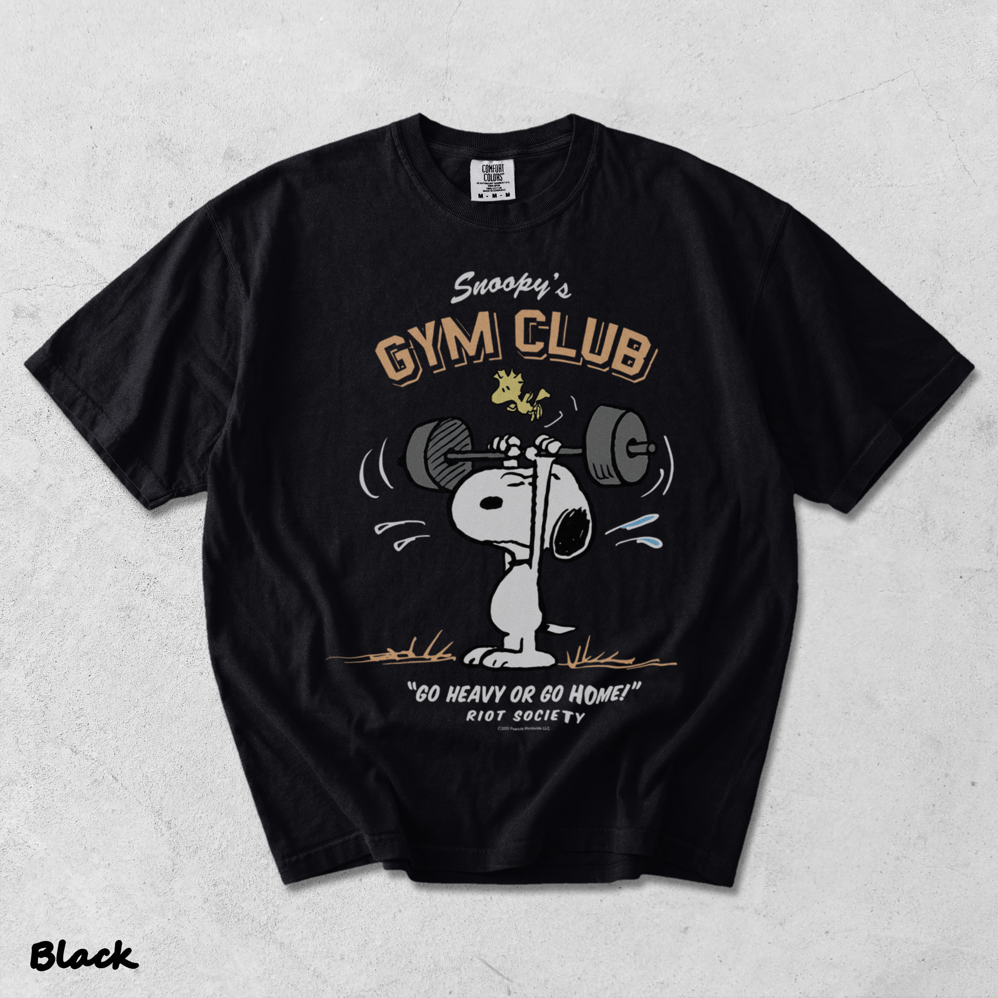 Snoopy's Gym Club - Black mockup