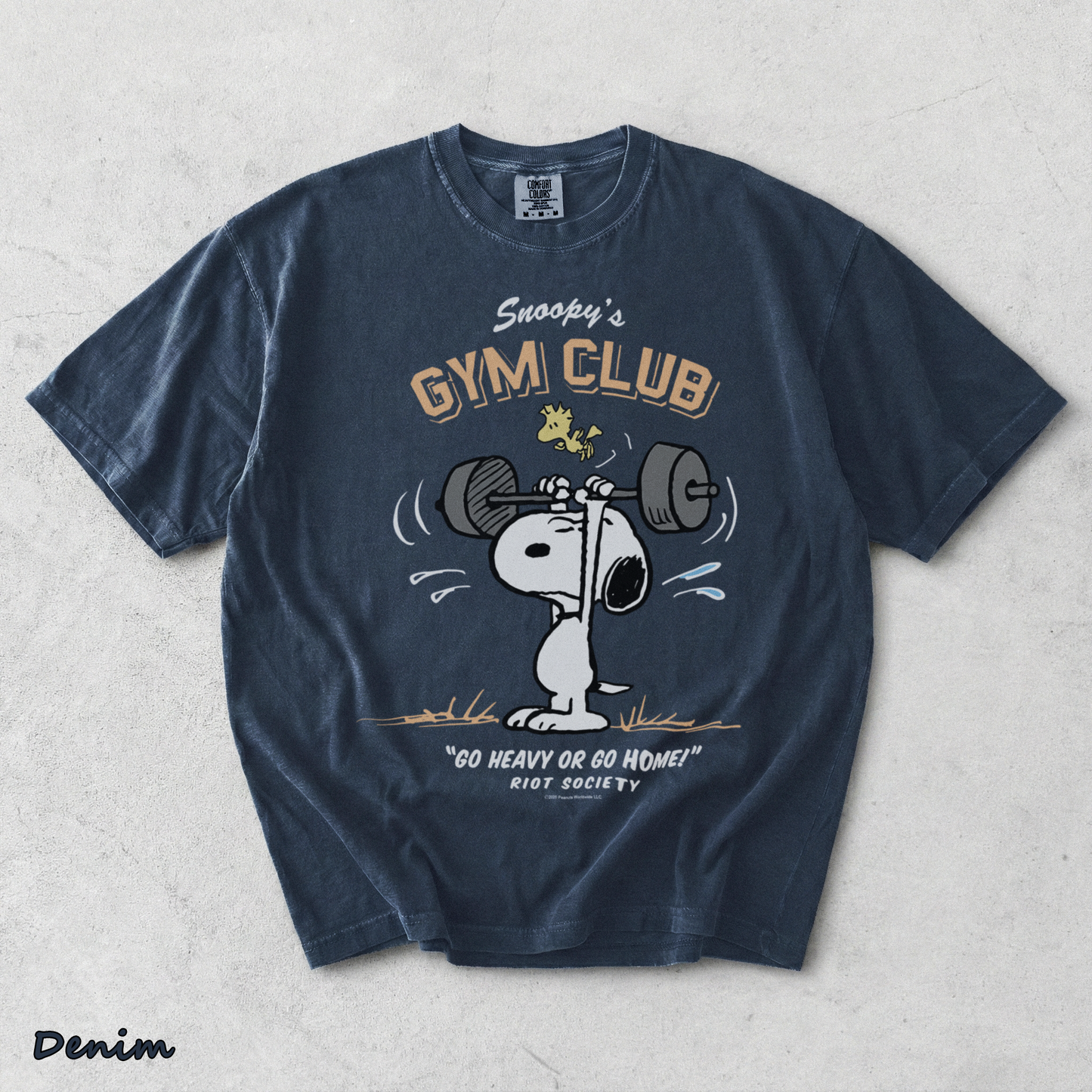 Snoopy's Gym Club - Denim mockup