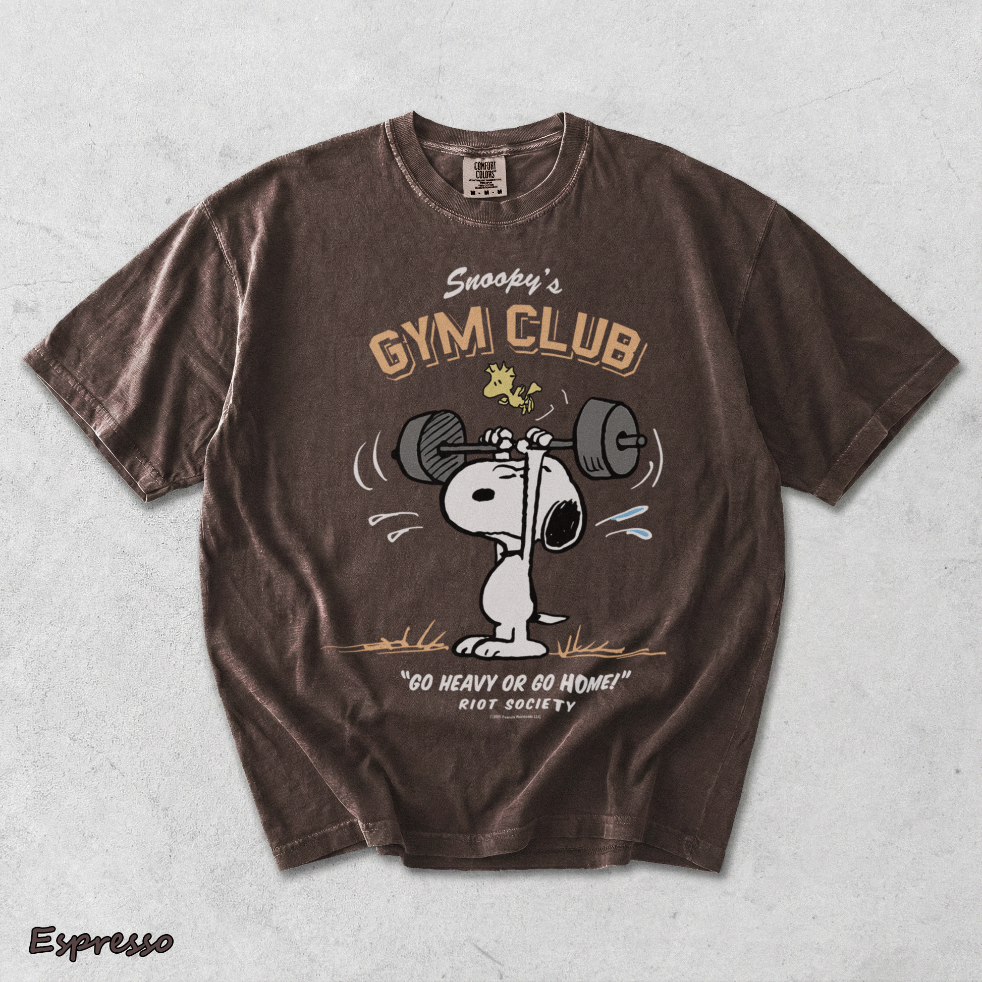 Snoopy's Gym Club - Espresso mockup