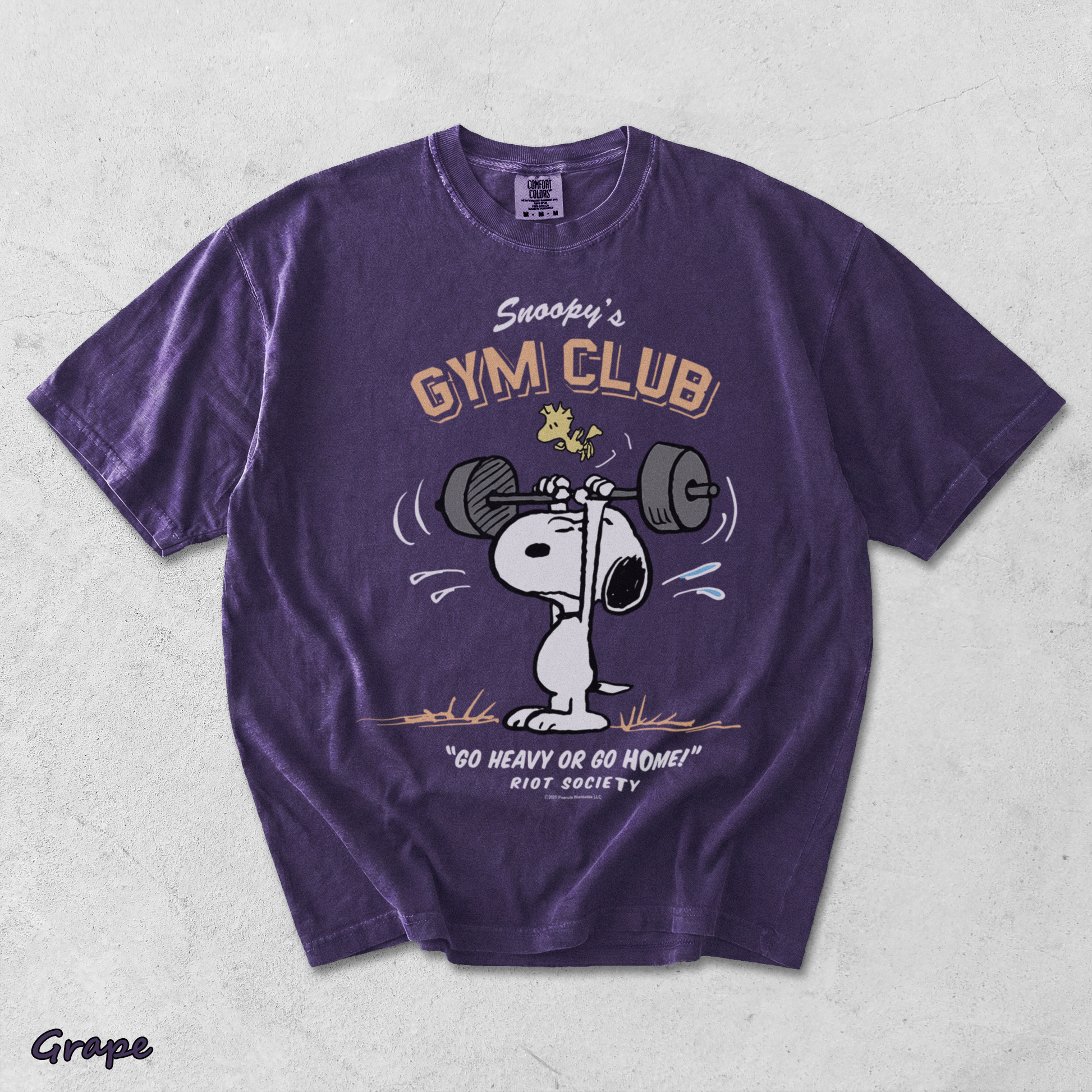 Snoopy's Gym Club - Grape mockup