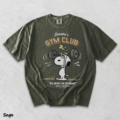 Snoopy's Gym Club - Sage mockup