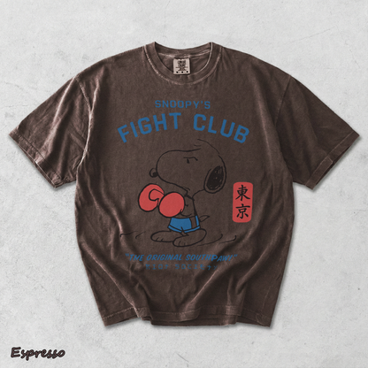 Society Snoopy's Fight Club - Espresso mockup