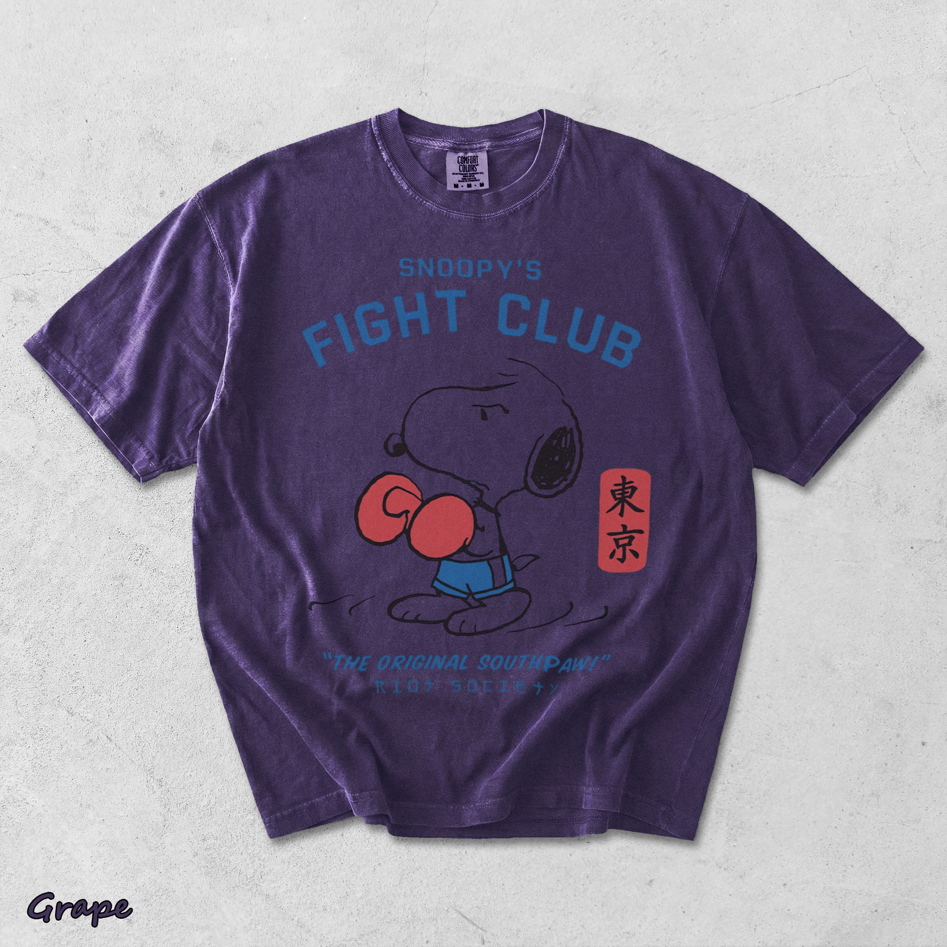 Society Snoopy's Fight Club - Grape mockup