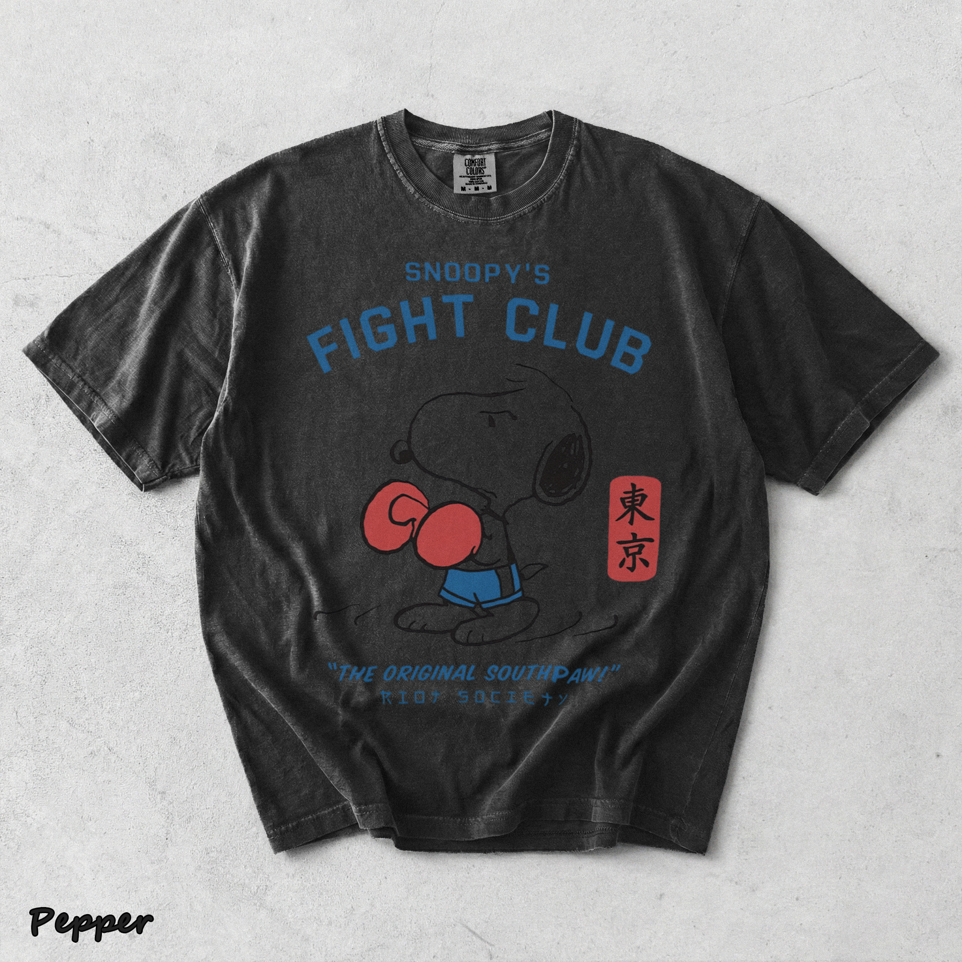Society Snoopy's Fight Club - Pepper mockup