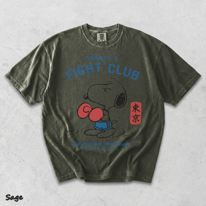 Society Snoopy's Fight Club - Sage mockup