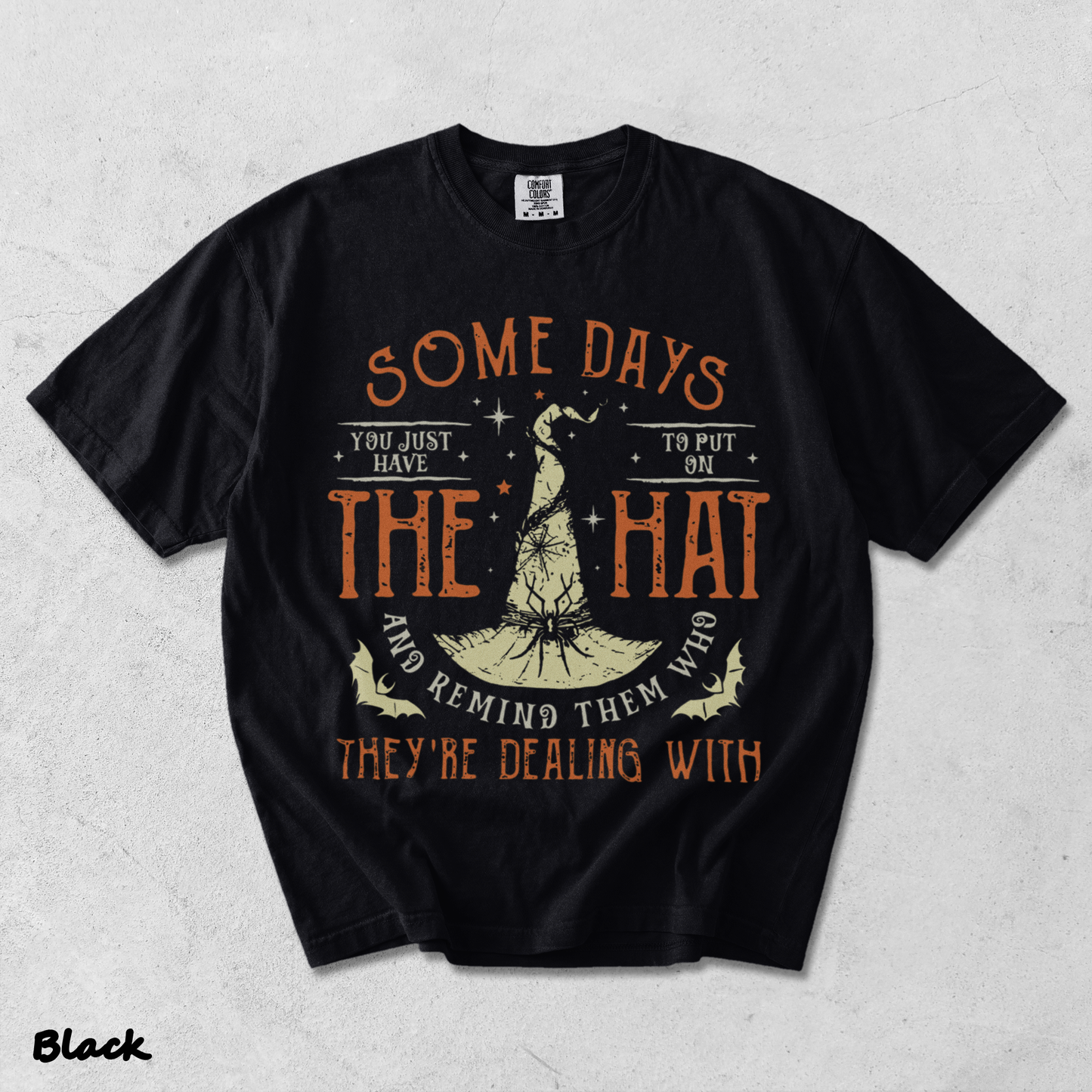 some days - Black mockup