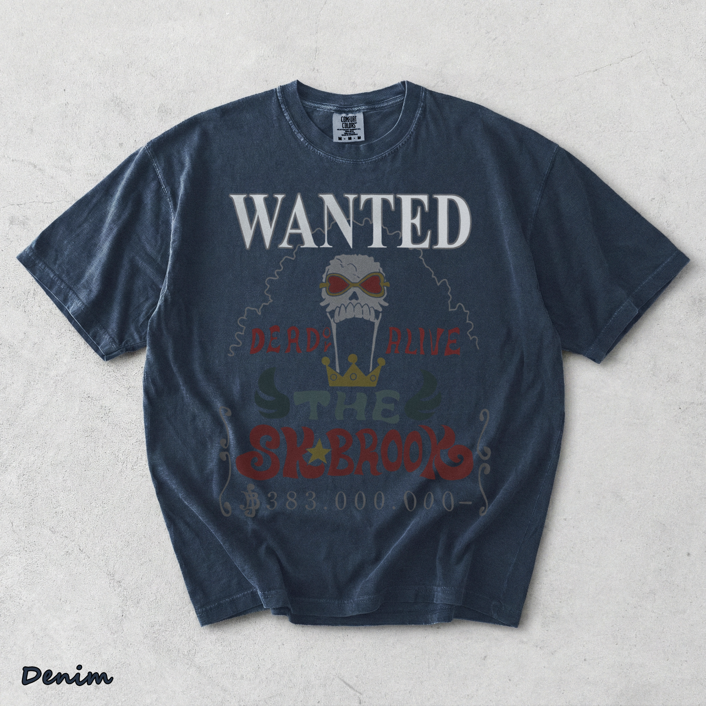 Soul King Brook Back - Denim mockup