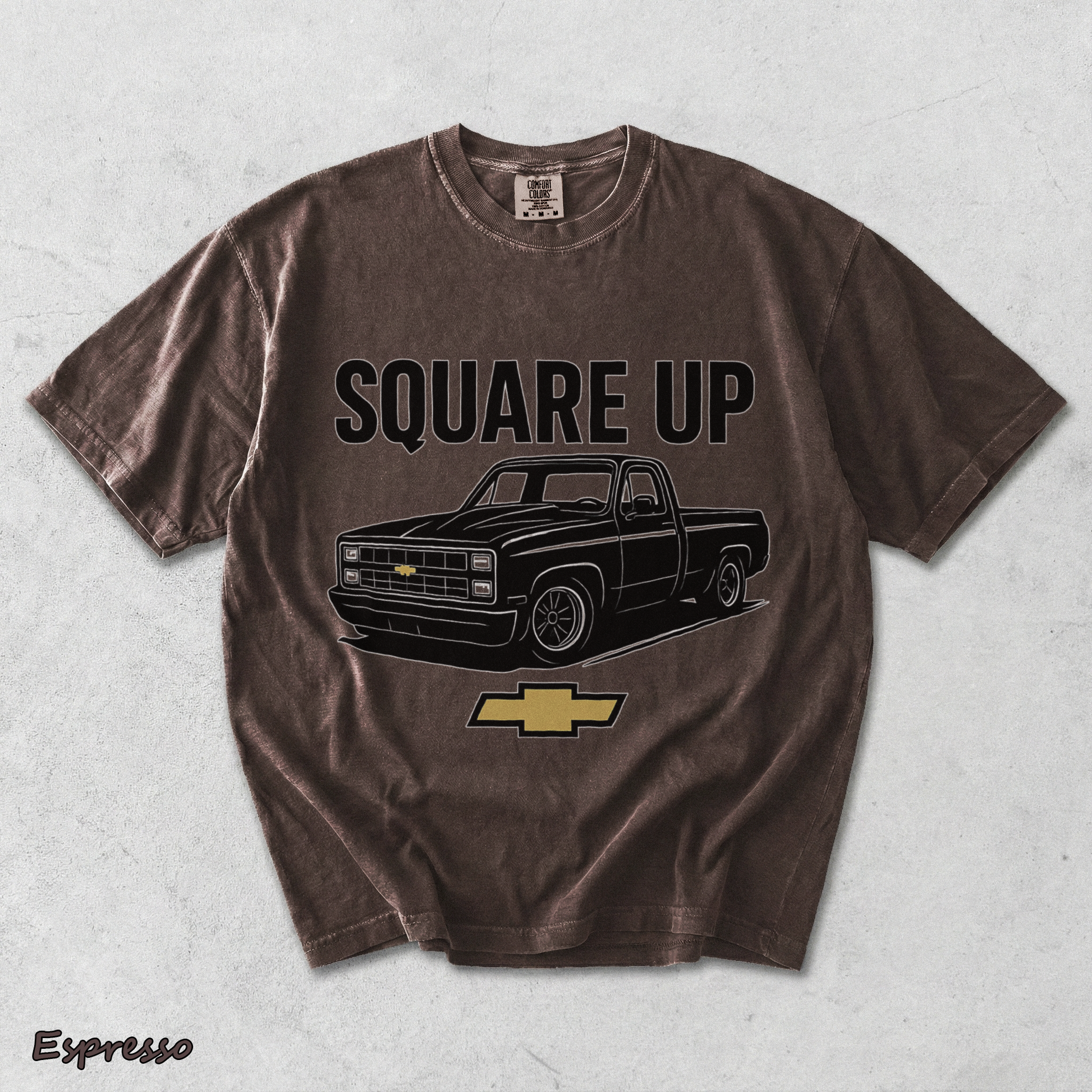 Square Body Chevy - Espresso mockup