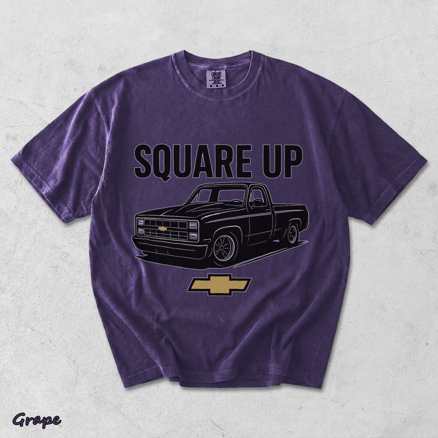 Square Body Chevy - Grape mockup